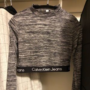NWOT Calvin Klein crop top